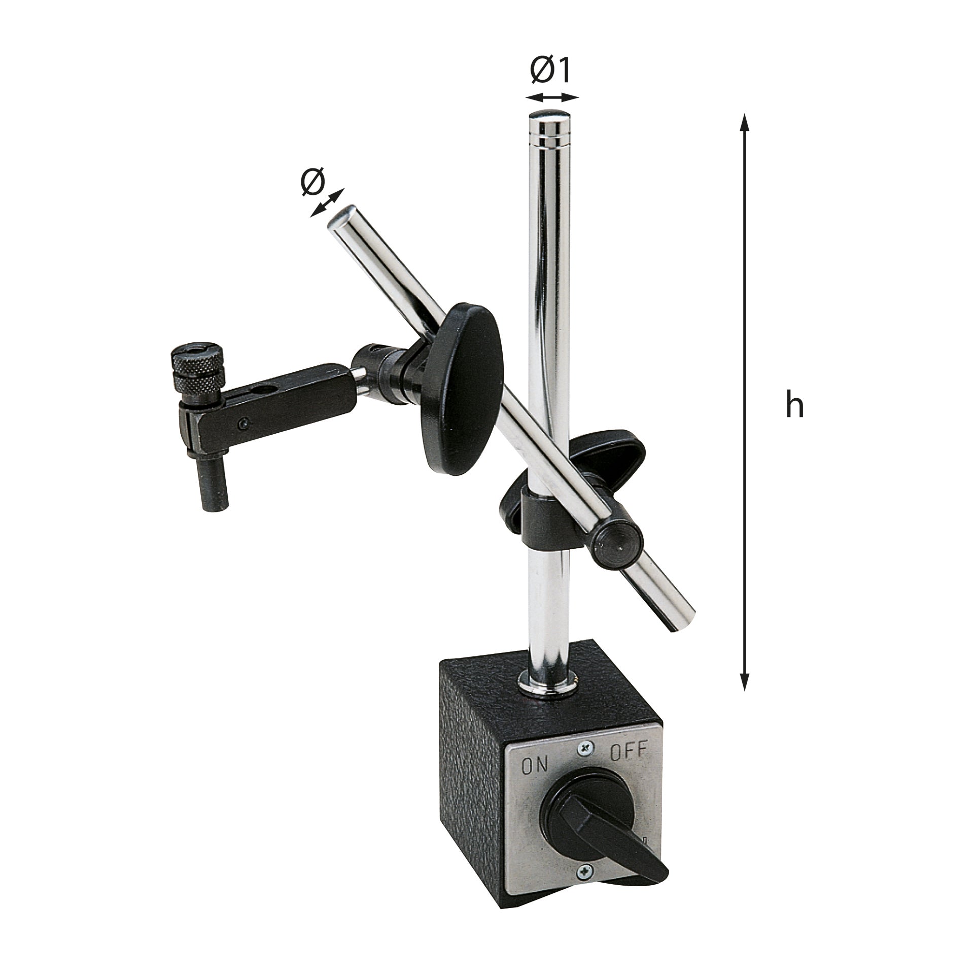968 M - Supporto magnetico per comparatori - Usag - U09680010 968 M - Supporto magnetico per comparatori - Usag - U09680010